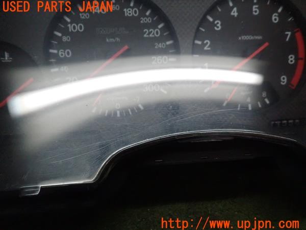 3UPJ=32630538]フェアレディZ 300ZXツインターボ 2by2 Tバールーフ(GCZ32)前期 IMPUL スピードメーター フルスケール 300km/h 中古_m1