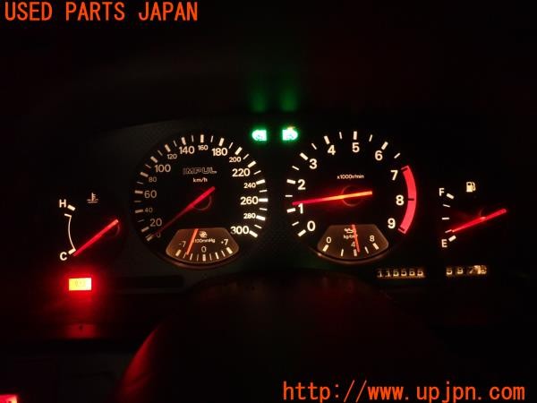 3UPJ=32630538]フェアレディZ 300ZXツインターボ 2by2 Tバールーフ(GCZ32)前期 IMPUL スピードメーター フルスケール 300km/h 中古_m4
