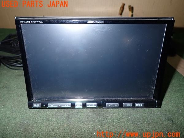 3UPJ=32670504]ヴェルファイア(GGH20W)ALPINE アルパイン VIE-X088 HDDナビ 2015年度版 中古_m2