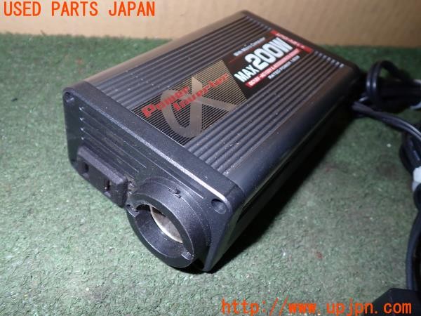 3UPJ=32670579]ヴェルファイア(GGH20W)SEIWA セイワ α CITY ROAD Power Inverter インバーター DC12V→AC100V MAX200W 中古_m2