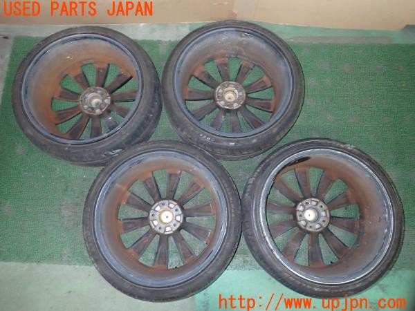 3UPJ=32670921]ヴェルファイア(GGH20W)ギャルソン DAD グレイブ ホイール 20×8.5J +38 PCD114.3 5穴 4本 中古_m4