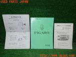 3UPJ=32690802]フィガロ(FK10)取扱説明書 取説 車両マニュアル カーオーディオ 幌の開閉操作手順 1991年 中古_s0