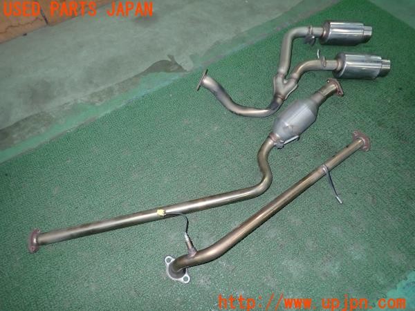 3UPJ=32700152]コペン アルティメットエディションＳ(L880K)純正 D-SPORT マフラー 2本出し 中古_m1