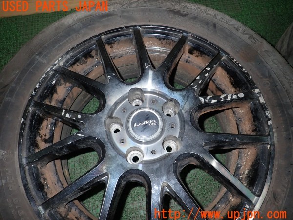 3UPJ=32720962]ノアハイブリッド(ZWR90W)DUNLOP ダンロップ Lofida ロフィーダ XM27 タイヤホイール 16×6.5J +38 PCD114.3 5穴 2本 中古_m1