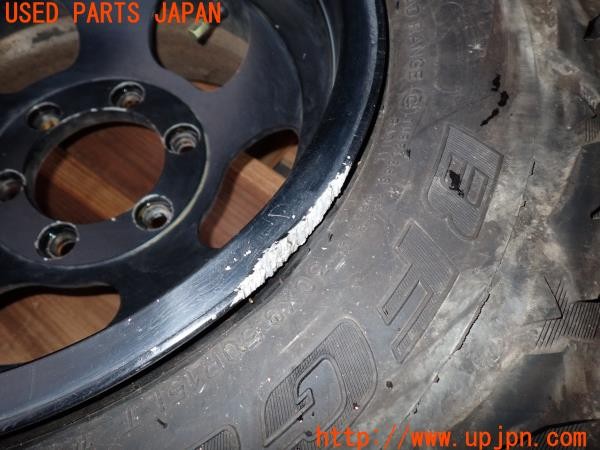 3UPJ=32790903]ランクルプラド(KZJ71W)後期 ASAHI EF585 タイヤホイール 15×8.5JJ -34 PCD139.7 6穴 4本 中古_m1