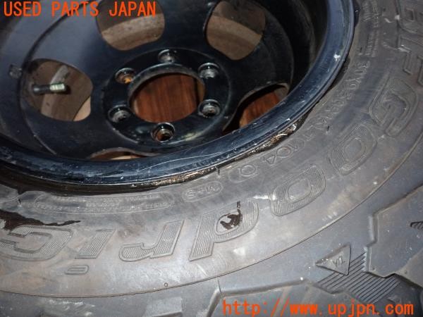 3UPJ=32790903]ランクルプラド(KZJ71W)後期 ASAHI EF585 タイヤホイール 15×8.5JJ -34 PCD139.7 6穴 4本 中古_m2