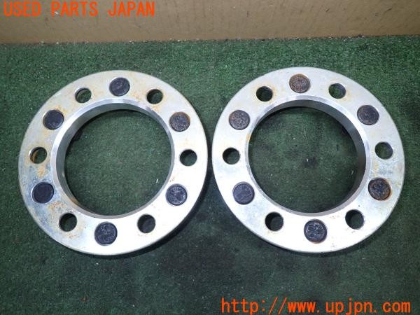 3UPJ=32790971]ランクルプラド(KZJ71W)後期 社外 ワイドトレッドスペーサー① ワイトレ 20mm PCD139.7 6穴 ハブ径108mm 中古_m1