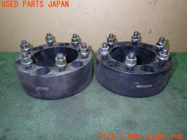 3UPJ=32790972]ランクルプラド(KZJ71W)後期 Durax デュラックス ワイドトレッドスペーサー② ワイトレ 60mm PCD139.7 6穴 ハブ径108mm 中古_m1