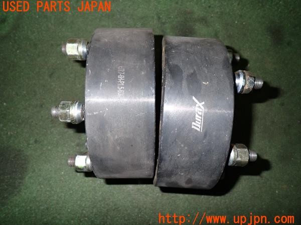 3UPJ=32790972]ランクルプラド(KZJ71W)後期 Durax デュラックス ワイドトレッドスペーサー② ワイトレ 60mm PCD139.7 6穴 ハブ径108mm 中古_m3