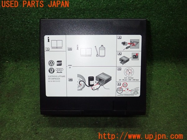 3UPJ=32880625]アウディ A1 スポーツバック(8XCHZ)純正 パンク修理キット エアコンプレッサー 中古_m0