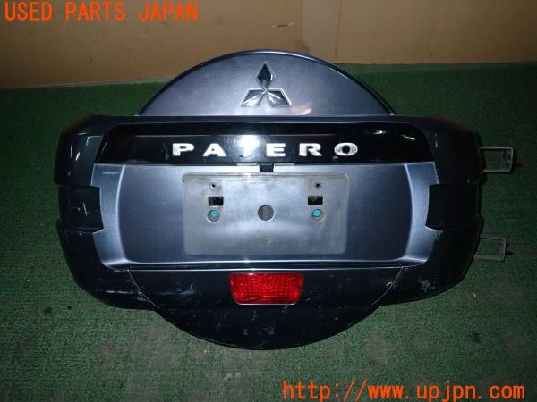 3UPJ=32890029]パジェロ ロング エクシード(V98W)純正 スペアタイヤカバー 中古_m0