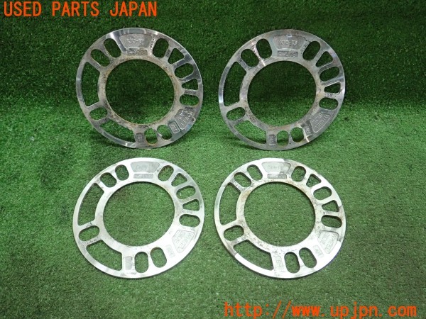3UPJ=32900001]レクサス CT200h(ZWA10)協永産業 KYO-EI P-003 スペーサー 厚さ3mm 4穴/5穴 PCD98～114.3 ハブ径約73mm 4枚 中古_m0