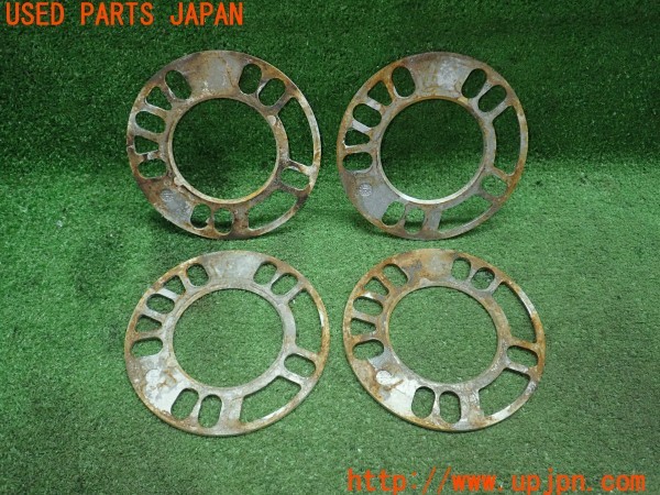 3UPJ=32900001]レクサス CT200h(ZWA10)協永産業 KYO-EI P-003 スペーサー 厚さ3mm 4穴/5穴 PCD98～114.3 ハブ径約73mm 4枚 中古_m3