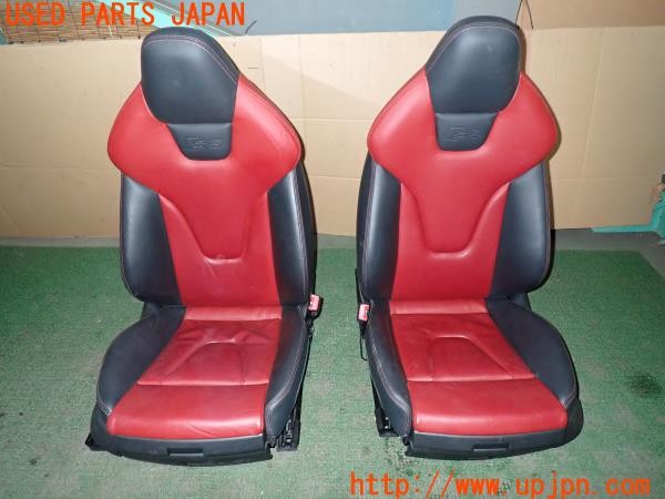 3UPJ=32940609]アウディ S5 スポーツバック(8TCREL)純正 シートセット 運転席 助手席 中古_m0