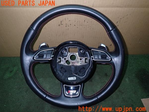3UPJ=32940617]アウディ S5 スポーツバック(8TCREL)純正 ステアリング 中古_m0