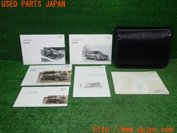 3UPJ=32980802]アウディ A5 カブリオレ(8FCALF B8系)取扱説明書 取説 車両マニュアル 中古_m0