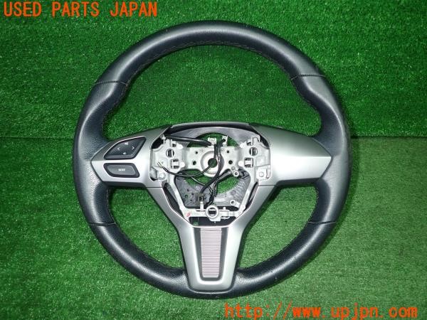 3UPJ=33030617]コペン Cero(LA400K)純正オプション MOMO レザーステアリング 中古_m0