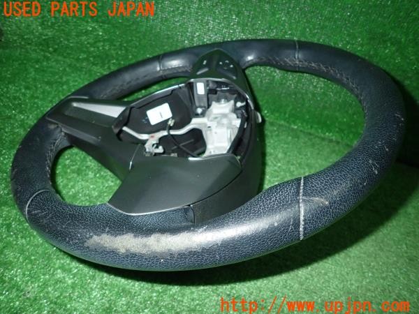 3UPJ=33030617]コペン Cero(LA400K)純正オプション MOMO レザーステアリング 中古_m2