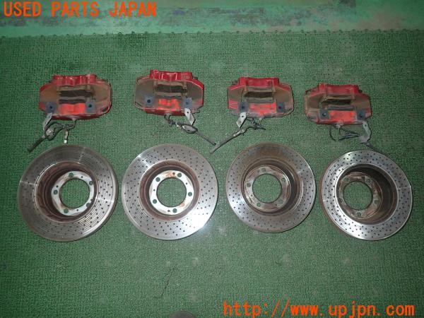 3UPJ=33080302]ポルシェ ボクスター S(98624)brembo ブレンボ キャリパーローターセット 中古_m1