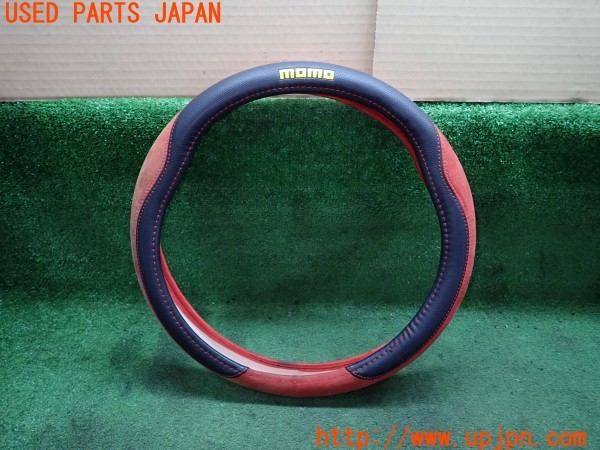 3UPJ=33130001]レクサス UX300e(KMA10)MOMO モモ COMFORT MICROFIBER 37×8.2 ハンドルカバー ステアリングカバー 中古_m0
