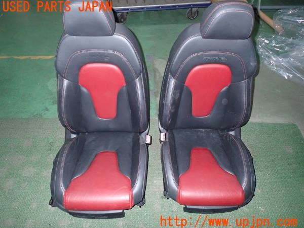 3UPJ=33180609]アウディ TTSクーペ(8JCDLF)純正 シートセット 運転席 助手席 中古_m0