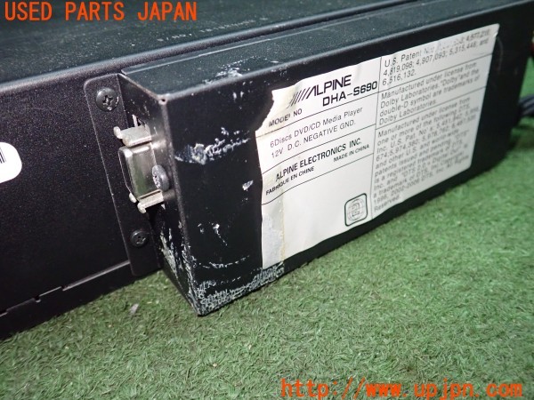 3UPJ=33240501]マセラティ クアトロポルテ S(MQP30A M156)ALPINE アルパイン DHA-S690 マルチメディアチェンジャー DVDチェンジャー 中古_m3
