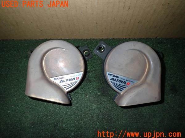 3UPJ=33330563]アイシス プラタナ(ANM10W)前期 Mitsuba ミツバ MBH-2E17 MBL-2E18 ALPHAⅡ ホーン クラクション 中古_m0