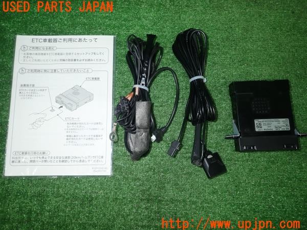 3UPJ=33380503]カローラアクシオ(NZE161 160系)前期 純正ビルトイン ETC車載器 08686-00321 中古_m0