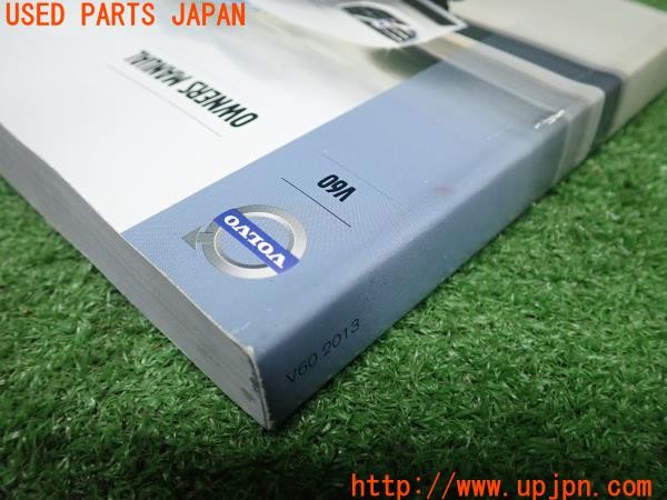3UPJ=33410802]ボルボ V60 T4 Rデザイン(FB4164T)取扱説明書 取説 車両マニュアル 中古_m3