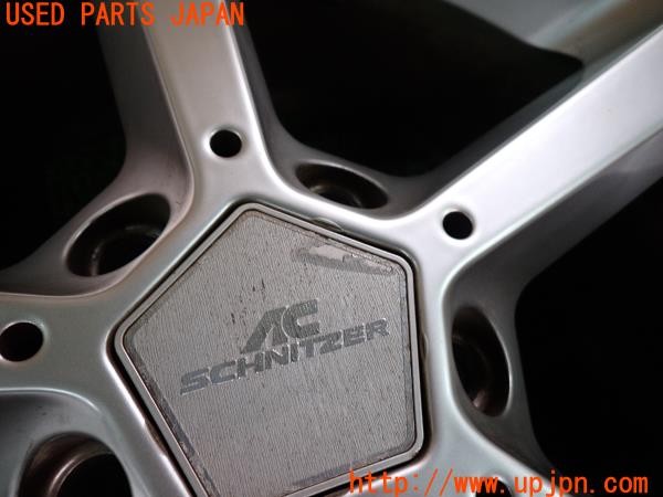 3UPJ=33670920]BMW 525i(NE25 E60)前期 AC SCHNITZER ACシュニッツァー タイヤホイール 19×8.5J+43 9.5J+21.5 PCD120 5穴 4本 中古_m3