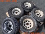 3UPJ=33710916]三菱ジープ(J55)純正 TOPY トピー ホイール 15×5.5K PCD139.7 5穴 5本 中古_s4