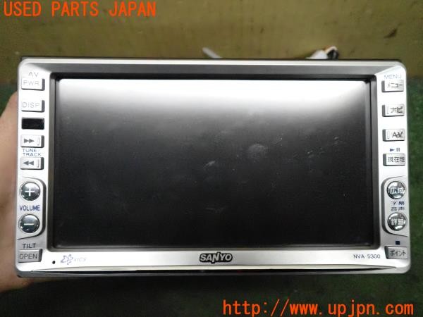 3UPJ=33880502]スイフト スポーツ(HT81S)スズキ純正 99000-79L94 SANYO サンヨー NVA-S300G DVDナビ 2002年度地図ディスク付き 中古_m1