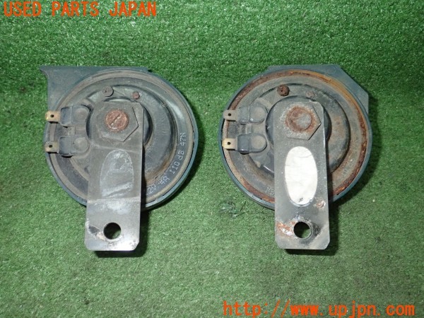 3UPJ=33960563]ステージア 25X(WGC34)MITSUBA ミツバ ALPHA HORN アルファホーン MBH-2E11 MBL-2E12 ホーン 中古_m1