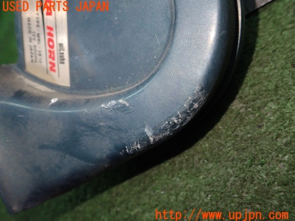 3UPJ=33960563]ステージア 25X(WGC34)MITSUBA ミツバ ALPHA HORN アルファホーン MBH-2E11 MBL-2E12 ホーン 中古_m4