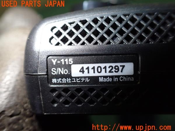 3UPJ=34030579]BMW ミニ(MINI)クーパーD クロスオーバー(XD20F R60)Yupiteru ユピテル Y-115 ドライブレコーダー 中古_m3