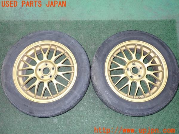 3UPJ=34130917]GR86(BRZ)RC(ZN8)SUBARU純正 STI BBS RG362 ホイール 16×6.5JJ +48 PCD100 5穴 4本 中古_m0