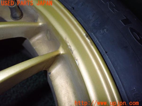 3UPJ=34130917]GR86(BRZ)RC(ZN8)SUBARU純正 STI BBS RG362 ホイール 16×6.5JJ +48 PCD100 5穴 4本 中古_m2