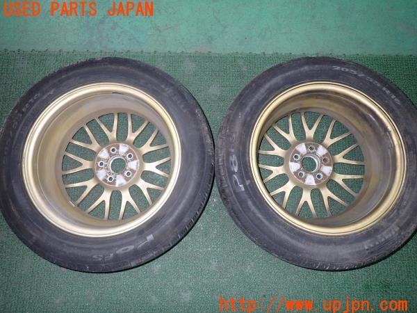 3UPJ=34130917]GR86(BRZ)RC(ZN8)SUBARU純正 STI BBS RG362 ホイール 16×6.5JJ +48 PCD100 5穴 4本 中古_m4