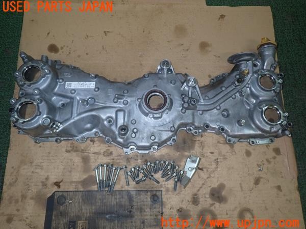 3UPJ=34140109]GR86(BRZ)RZ(ZN8 C型)純正 タイミングチェーンカバー フロントカバー パネル 中古_m0