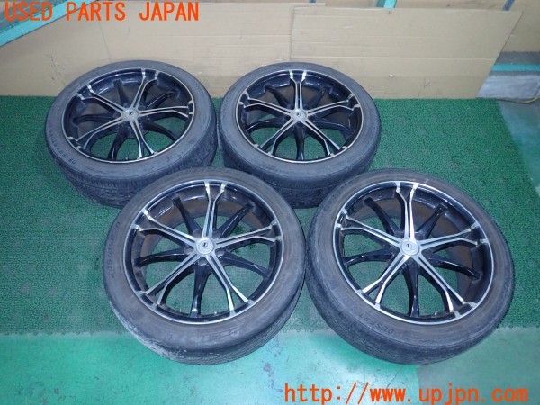 3UPJ=34170921]ハリアー(ZSU60W)LEHRMEISTER SEVERINO レアマイスター セヴェリーノ ホイール 20×8.5J +35 PCD114.3 5穴 4本 中古_m0