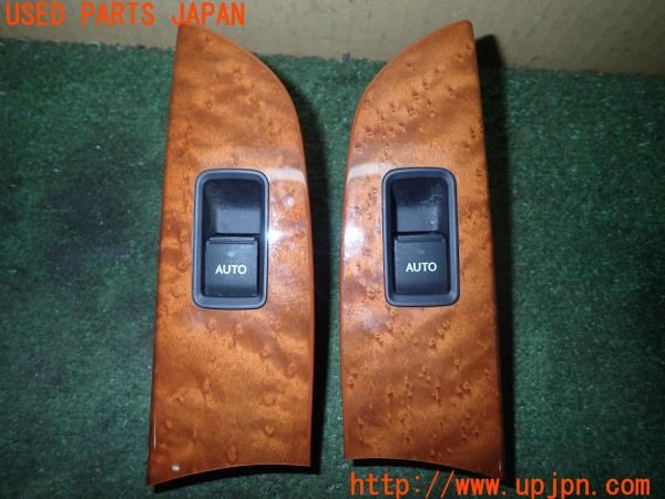 3UPJ=34460626]レクサス IS250 バージョンL(GSE20)中期 純正 ドアスイッチパネル 木目 ウッド 中古_m2