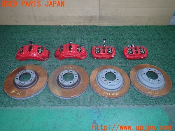 3UPJ=34550302]ポルシェ タイカン 4S(J1NB 9J1型)純正 brembo ブレンボ キャリパーローターセット 中古_m0