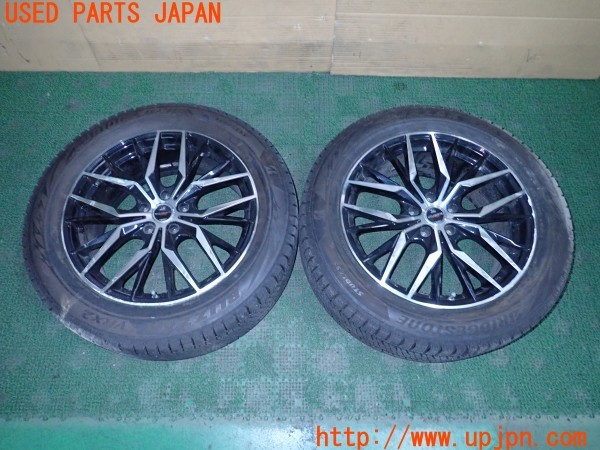 3UPJ=34560962]アリア(FE0)LOXARNY MULTIFORCHETTA ロクサーニマルチフォルケッタ TR5 タイヤホイール 19×8J +45 PCD114.3 5穴 2本 中古_m0