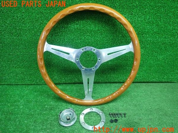 3UPJ=34750617]ロードスター Vスペシャル(NA6CE)後期 NARDI ナルディ CLASSIC クラシック ウッド ステアリング 360mm 中古_m1