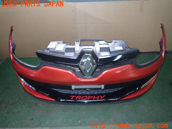 3UPJ=34870048]ルノー メガーヌ ルノースポール 273トロフィー2(DZF4R1)純正 フロントバンパー デイライト付き 中古_m0