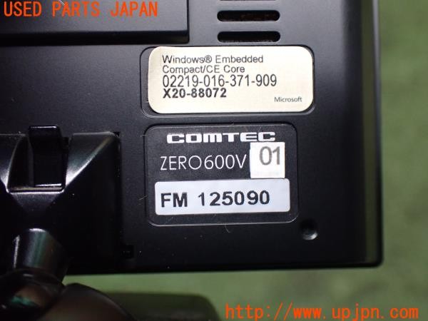 3UPJ=34870575]ルノー メガーヌ ルノースポール 273トロフィー2(DZF4R1)COMTEC コムテック ZERO 600V レーダー探知機 中古_m3