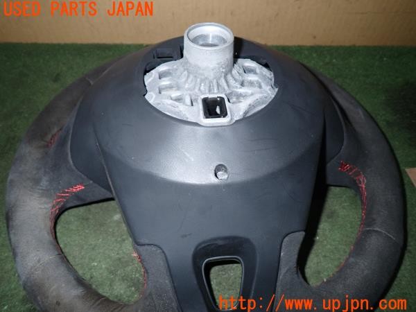 3UPJ=34870617]ルノー メガーヌ ルノースポール 273トロフィー2(DZF4R1)純正 ステアリング アルカンターラ 中古_m3