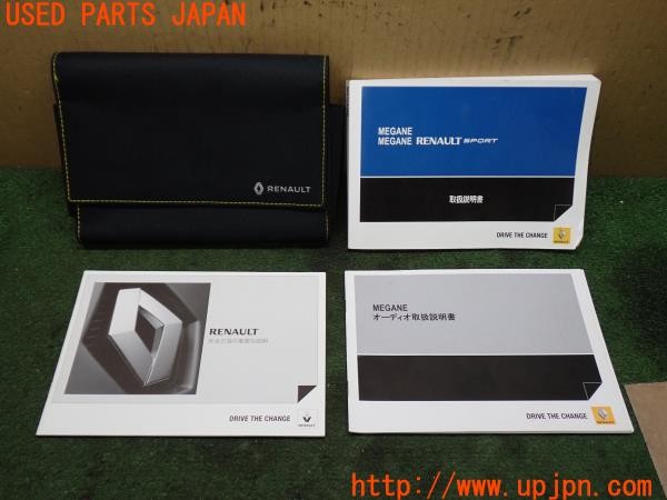 3UPJ=34870802]ルノー メガーヌ ルノースポール 273トロフィー2(DZF4R1)取扱説明書 取説 車両マニュアル 中古_m0
