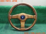 3UPJ=34890617]ハイラックスサーフ(KZN130W)NARDI ナルディ GARA3 ステアリング ウッドステアリング 360mm 中古_s0