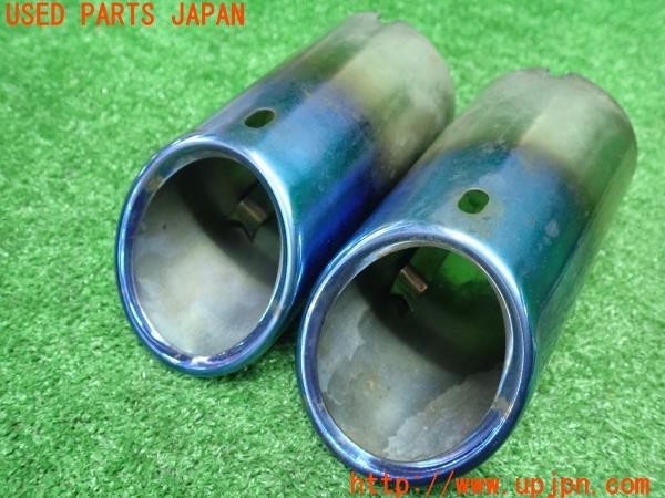 3UPJ=34930012]BMW Z4 ロードスター(BT30 E85)前期 Higashi マフラーカッター ステンレス 中古_m1